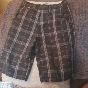 Otb plaid shorts